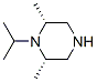 Piperazine, 2,6-dimethyl-1-(1-methylethyl)-, (2R,6S)-rel- (9CI) 结构式