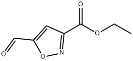 乙基5 - 甲酰基异恶唑 - 3 - 羧酸乙酯 结构式