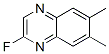 Quinoxaline,  2-fluoro-6,7-dimethyl- 结构式