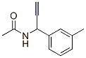 Acetamide,  N-[1-(3-methylphenyl)-2-propynyl]-  (9CI) 结构式