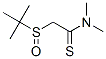 Ethanethioamide,  2-[(1,1-dimethylethyl)sulfinyl]-N,N-dimethyl- 结构式