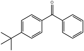 4-叔丁基苯甲酮 结构式