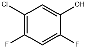 Phenol,  5-chloro-2,4-difluoro- 结构式