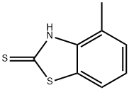 4-甲基-2-巯基苯并噻唑 结构式