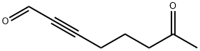 2-Octynal, 7-oxo- (9CI) 结构式