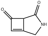 3-Azabicyclo[3.2.0]hept-5-ene-2,7-dione(9CI) 结构式