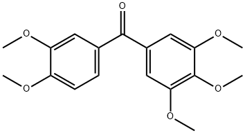 Methanone, (3,4-dimethoxyphenyl)(3,4,5-trimethoxyphenyl)- 结构式