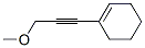 Cyclohexene, 1-(3-methoxy-1-propynyl)- (9CI) 结构式