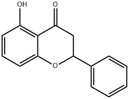 5-HYDROXY-2-PHENYL-4-CHROMANONE 结构式