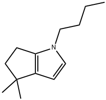 Cyclopenta[b]pyrrole, 1-butyl-1,4,5,6-tetrahydro-4,4-dimethyl- (9CI) 结构式