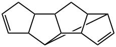 3a,4,4a,7,7a,8,9,9a-Octahydro-1,4,8-metheno-1H-cyclopent[f]azulene 结构式