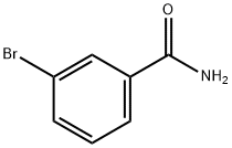 3-溴苯甲酰胺 结构式