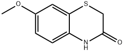 7-甲氧基-1,4-苯噻嗪-3(4H)-酮 结构式