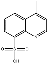 8-Quinolinesulfonic  acid,  4-methyl- 结构式