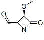 2-Azetidinecarboxaldehyde, 3-methoxy-1-methyl-4-oxo-, (2R,3R)- (9CI) 结构式