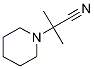 2-甲基-2-哌啶-1-基丙腈 结构式