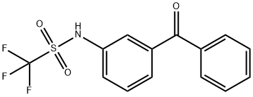 N-(3-Benzoylphenyl)trifluoromethanesulfonamide 结构式