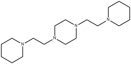 1,4-Bis(2-piperidinoethyl)piperazine 结构式