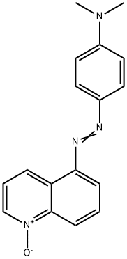 5-[[p-(Dimethylamino)phenyl]azo]quinoline 1-oxide 结构式