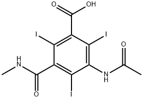 碘他拉酸 结构式