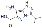 1H-Pyrazolo[5,1-c]-1,2,4-triazole-6-carboxylicacid,7-amino-3-(1-methylethyl)- 结构式