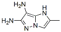 1H-Imidazo[1,2-b]pyrazole-6,7-diamine,  2-methyl- 结构式