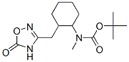 TERT-BUTYL N-METHYL-N-{2-[(5-OXO-4,5-DIHYDRO-1,2,4-OXADIAZOL-3-YL)METHYL]CYCLOHEXYL}CARBAMATE 结构式