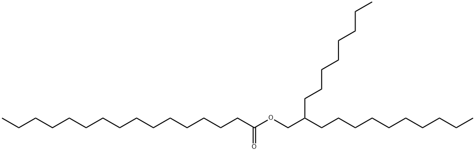 2-octyldodecyl palmitate 结构式