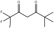 1，1，1-三氟-5，5-二甲基-2，4-己二酮 结构式