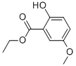 2-羟基-5-甲氧基苯甲酸乙酯 结构式