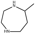 5-甲基-1,4-二氮杂环庚烷 结构式