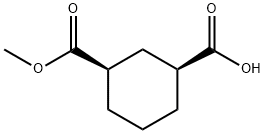 (1R,3S)-环己烷二酸单甲酯 结构式