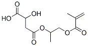 [1-methyl-2-[(2-methyl-1-oxoallyl)oxy]ethyl] hydrogen maleate 结构式