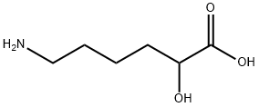 2-羟基-6-氨基己酸 结构式
