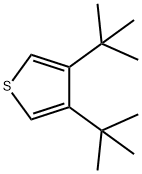 3,4-DI-TERT-BUTYLTHIOPHENE 结构式