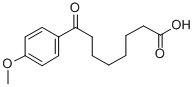 8-(4-甲氧基苯基)-8-氧代辛酸 结构式