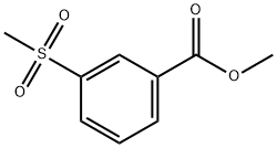 3-甲砜基苯甲酸甲酯 结构式