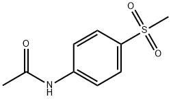4'-甲基磺酰乙酰苯胺 结构式