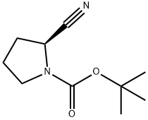 (S)-1-N-Boc-2-吡咯烷甲腈 结构式