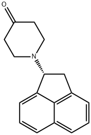 (R)-1-(1,2-二氢乙酰萘-1-基)哌啶-4-酮 结构式