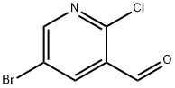 5-溴-2-氯-3-甲醛吡啶 结构式