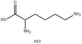 DL-赖氨酸盐酸盐 结构式