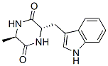 Cyclo(D-Ala-L-Trp-) 结构式