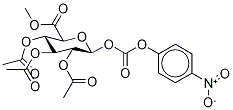 β-D-Glucopyranuronic Acid Methyl Ester 2,3,4-Triacetate 1-(4-Nitrophenyl Carbonate) 结构式