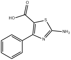 2-氨基-4-苯基噻唑-5-羧酸 结构式