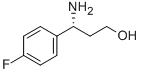 (R)-对氟苯基-BETA-丙氨醇 结构式