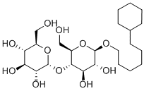 6-CYCLOHEXYLHEXYL Β-D-MALTOSIDE 结构式