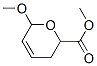 3,6-Dihydro-6-methoxy-2H-pyran-2-carboxylic acid methyl ester 结构式