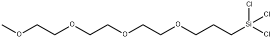 (甲氧基三乙二氧基丙基)三氯硅烷 结构式