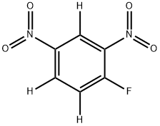 2,4-二硝基氟苯 结构式